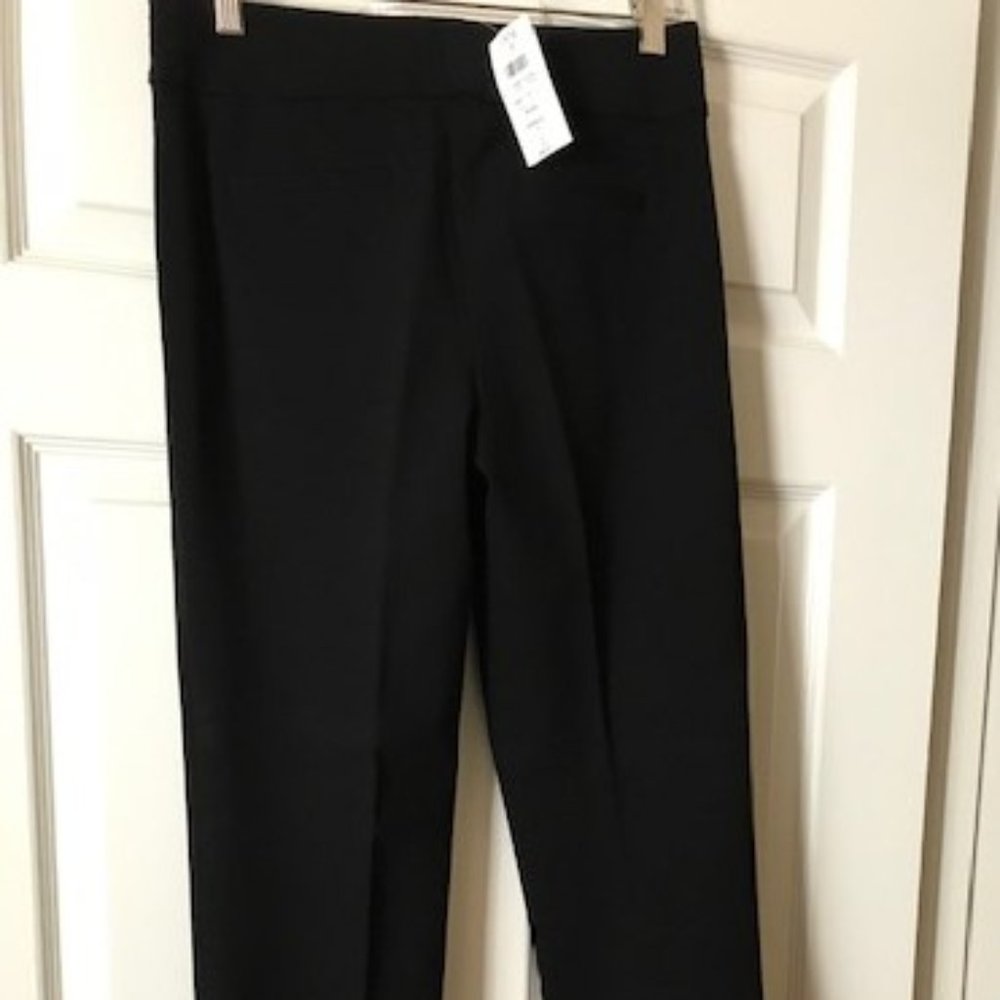 Cache' Black size 4, form-fitting dressy slacks